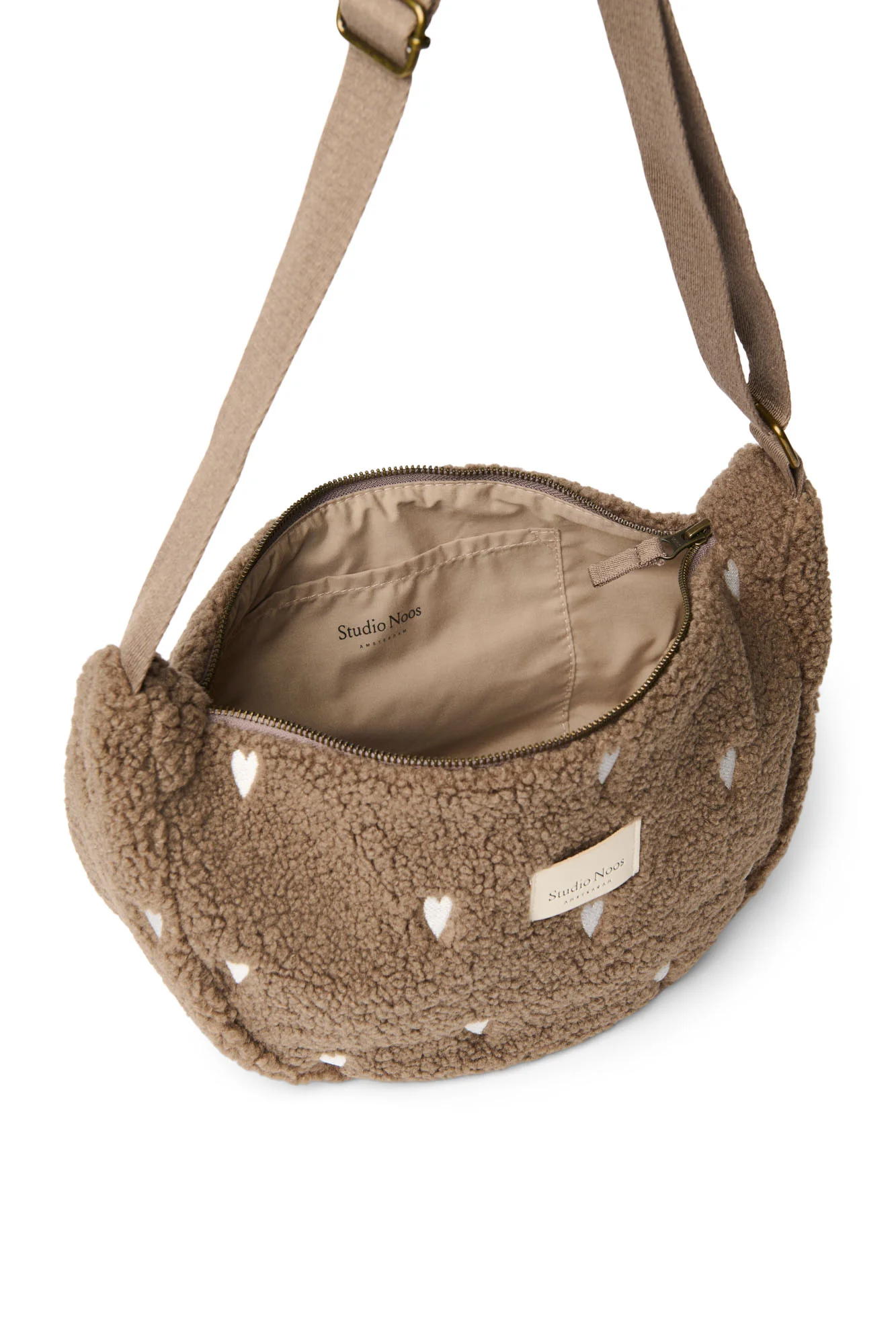 Teddy Adult-Gürteltasche | Braune Hearts - Image 6