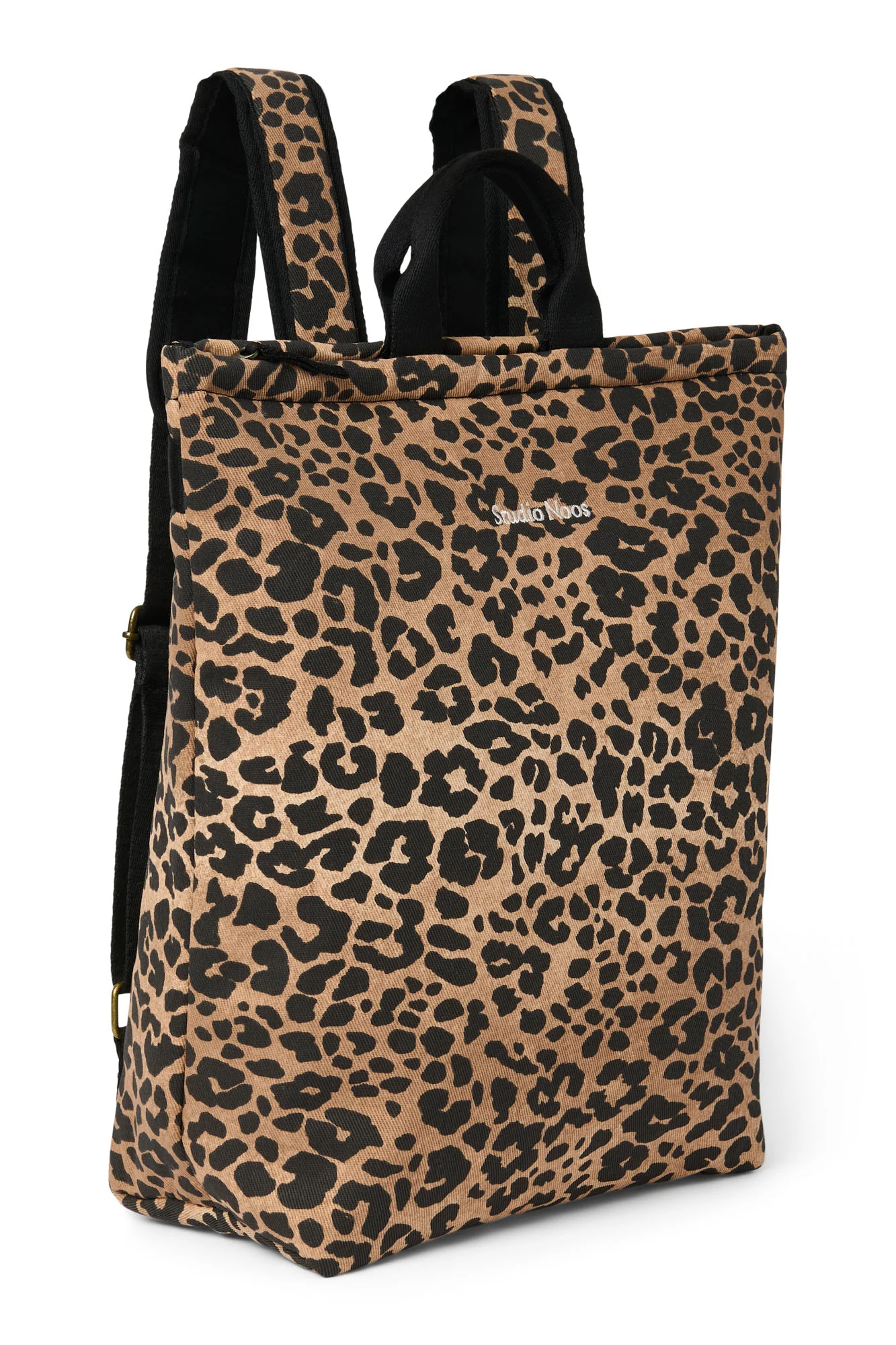 Brown Leopard Cotton Adult-Rucksack - Image 2