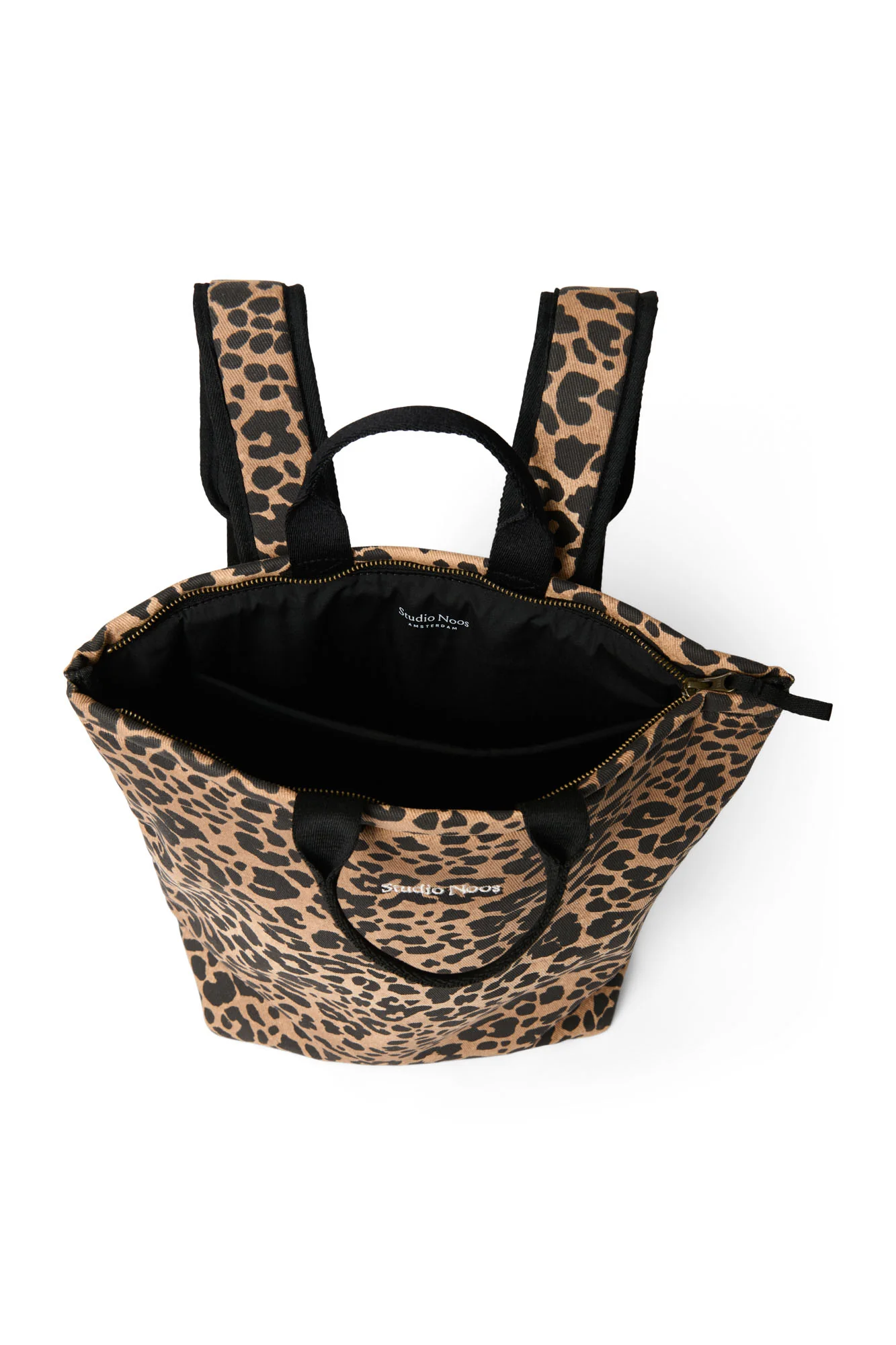 Brown Leopard Cotton Adult-Rucksack - Image 3
