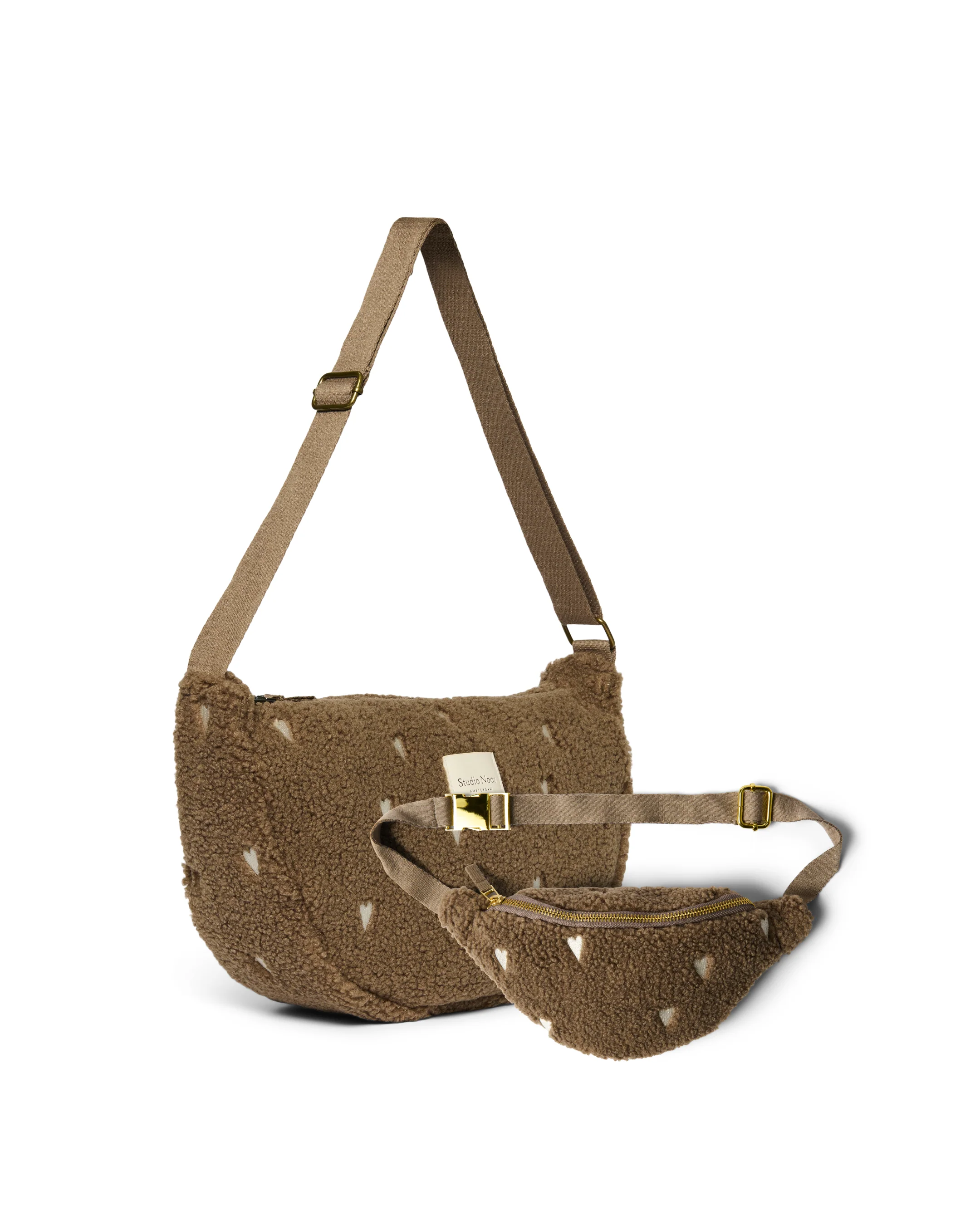 Brown Hearts Matching Teddy Geschenkset - Image 4