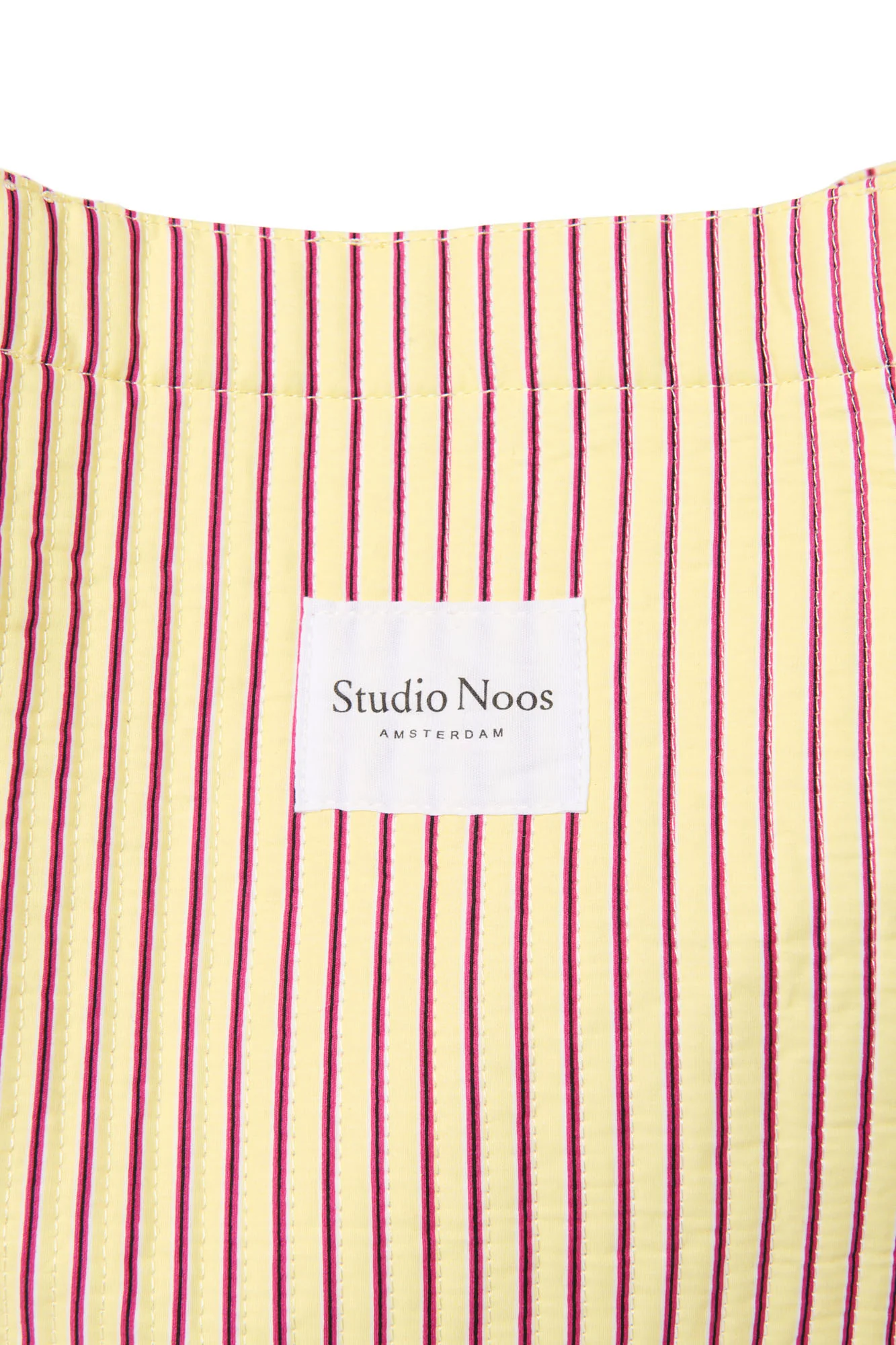 Poplin Striped Mom-Bag | Gelbe - Image 4