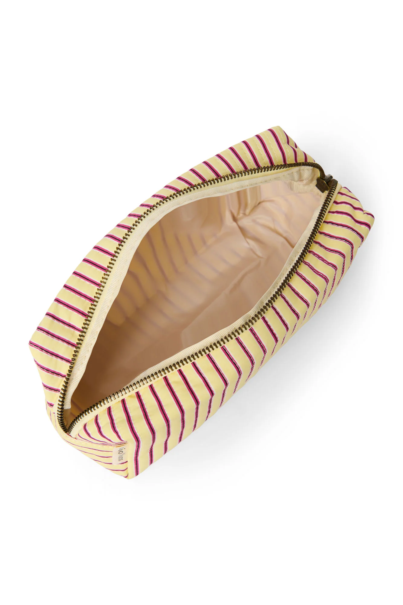 Poplin Striped Täschchen | Gelbe - Image 3
