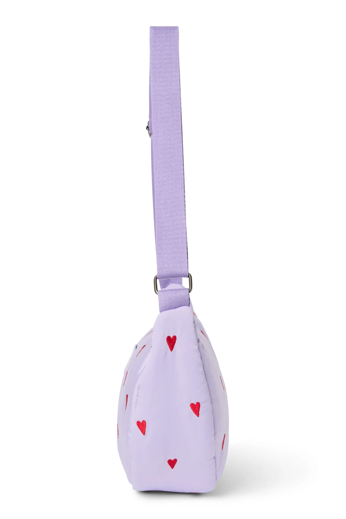 Lila Hearts Puffy Adult-Gürteltasche - Image 5