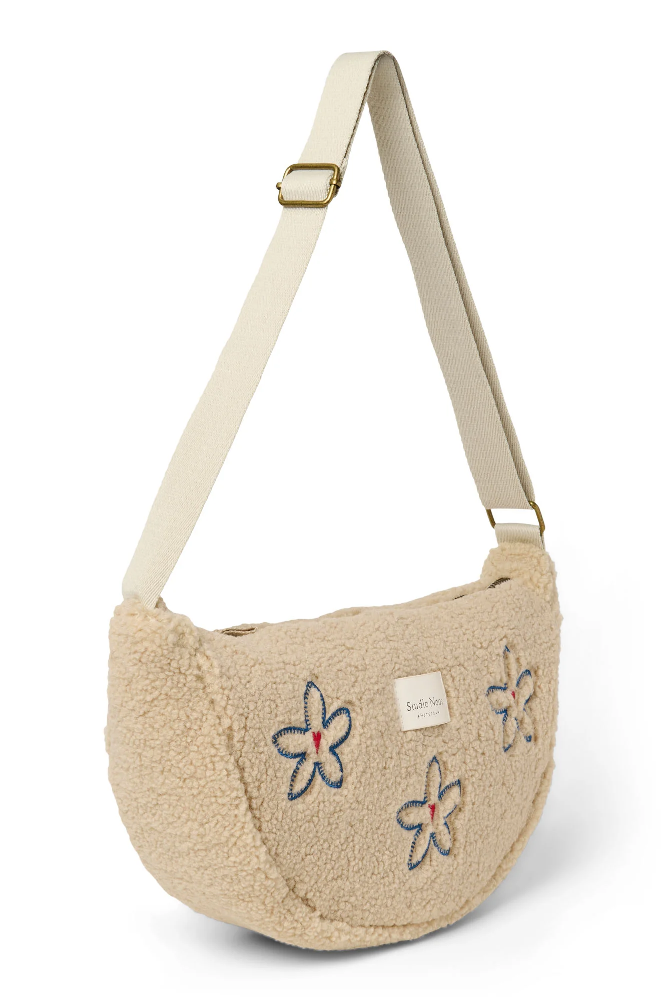 Ecru Flower Heart Teddy Adult-Gürteltasche - Image 3